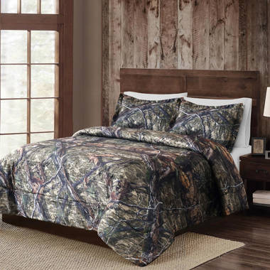 Mossy Oak Country DNA Goose Down Alternative Comforter Camouflage & Hunting  Forest Theme Bedding Set